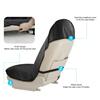 Autositzbezüge Schutzhüllen Vordersitz, für Fitnessstudios Training, Laufen, Schwimmen, Wasserdichte Schweißhandtuch Schalensitzbezüge