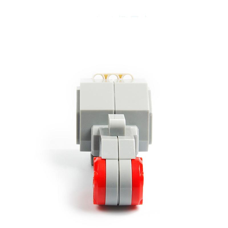 Compatible with Lego EV3: Large Motor 45544/31313, Medium Motor 45503, and Servo Motor 45502.