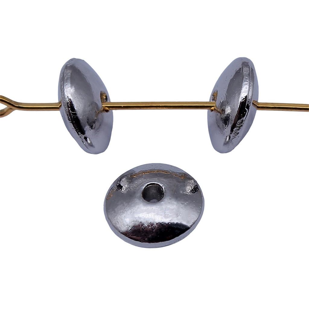 Runde Perlen mit kleinem Loch Antike Metallanhänger Abstandshalter Schmuckherstellung Zubehör