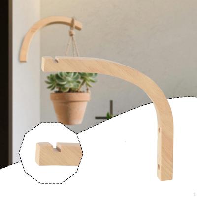 Decorative Plant Hanger Bracket Made of Wood for Hanging Light Planter Pot Lantern Macrame