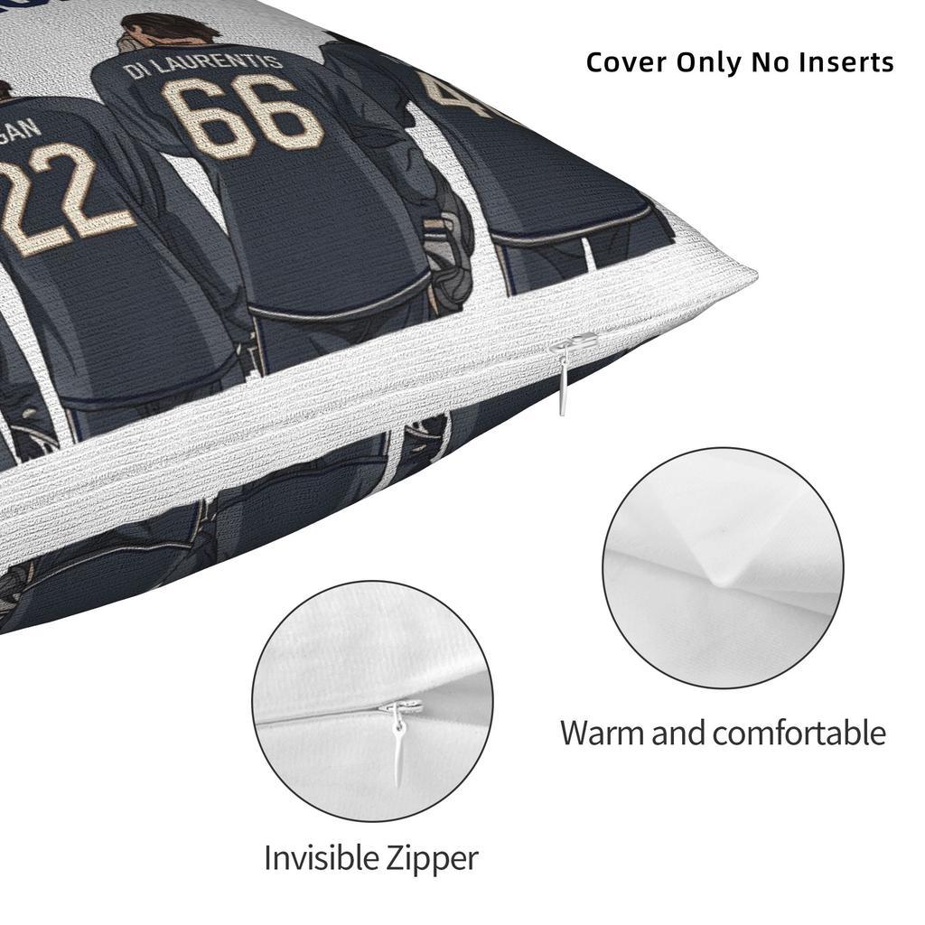Campus Briar University Hockey Romance Pillow Cover Novelty Pillow Case For Sofa Bedroom Home Decor Cushion Cover Gift Idea
