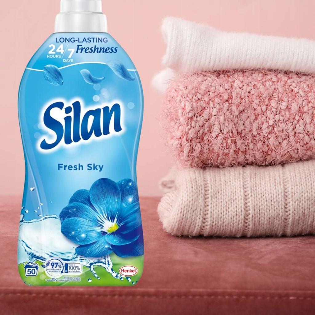 Silan Classic Płyn Do Płukania Tkanin Fresh Sky 50 Prań 1,1L