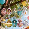 DIY Easter Egg Decoration Cartoon Easter Hanging Ornaments  Birthday Celebration