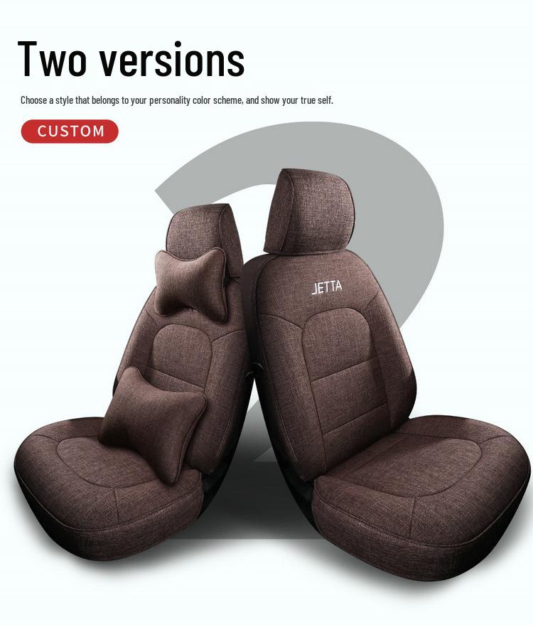 Volkswagen Jetta Five-Seater Linen Seat Cushion - All Seasons, Custom Fit
