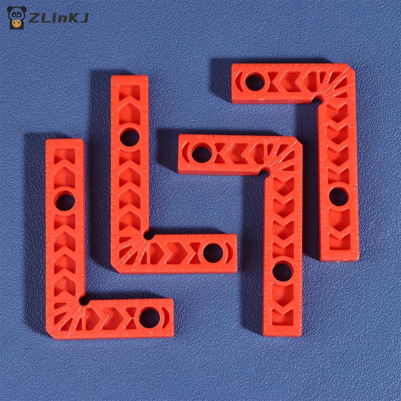 Right Angle Positioning Ruler 4pcs 3in and 90 Degree Carpenter Woodworking Square for Accurate Corner Measurement