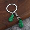 Metal Boxing Gloves Keychain 3D Sport Pendant Creative Fitness Boxing Key Ring  Boxing Lovers