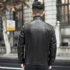 Neue Schaffell Leder Mantel männer Frühling und Herbst Baseball Kragen Leder Jacke männer Dünne Weiche Leder Mantel Trend