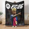 FC Theme Printed Blanket - Perfect for Couch, Bed, Travel & Outdoor Use | Machine Washable, Cozy & Durable.
