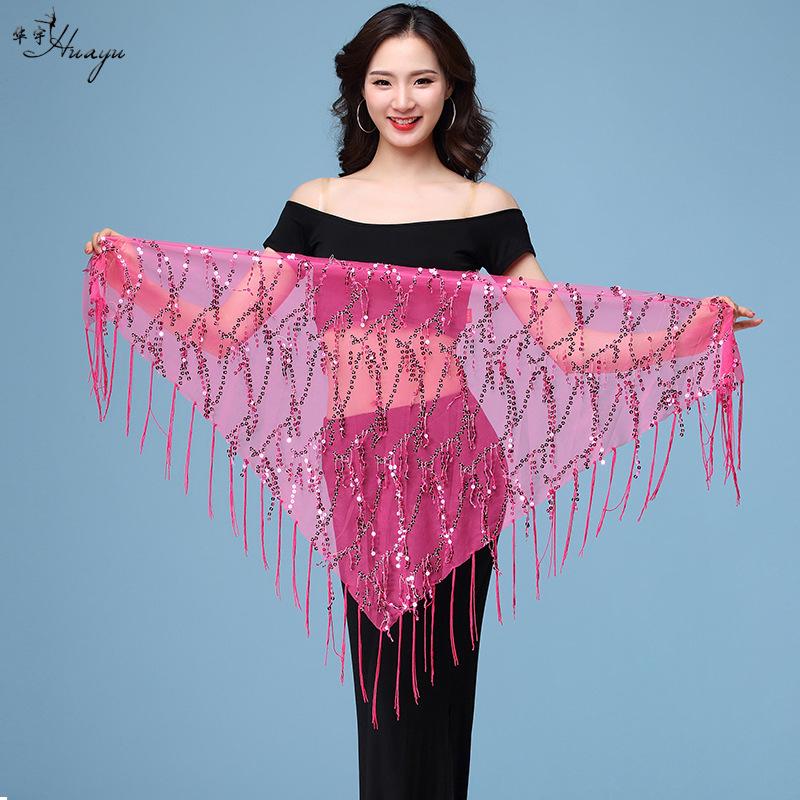 Belly Dance Sequin Tassel Waist & Hip Scarf Costume Belt