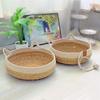 Panier pour chat universel extra large en paille tressée - Chaud, nid pour chaton quatre saisons