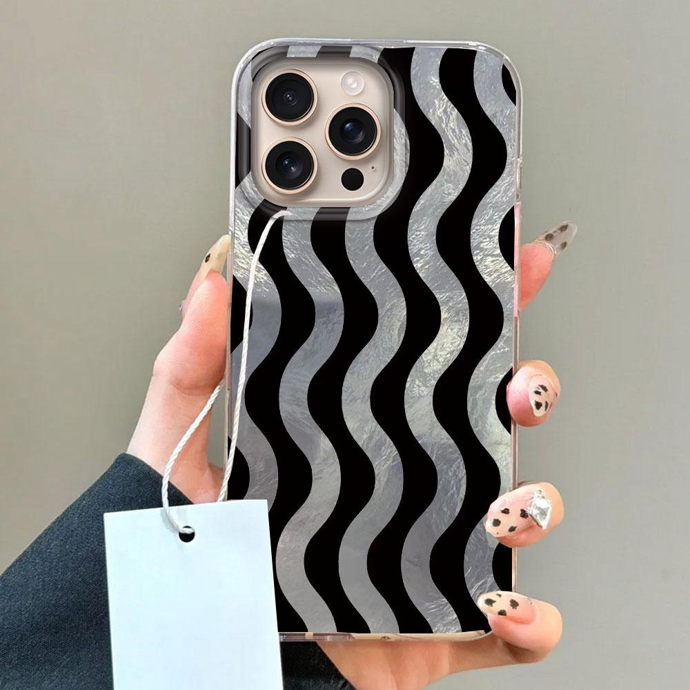 Colorful Splicing Grid Pattern Phone Case for iphone 17 Air 16 15 14 13 11 12 Pro Max 7 8 Plus X XS XR SE 2022 2020 16e Cover