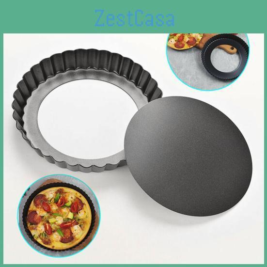 Nonstick 9inch Cake Plate Tray Pizza Pan Mold Removable Bottom Baking Bakeware