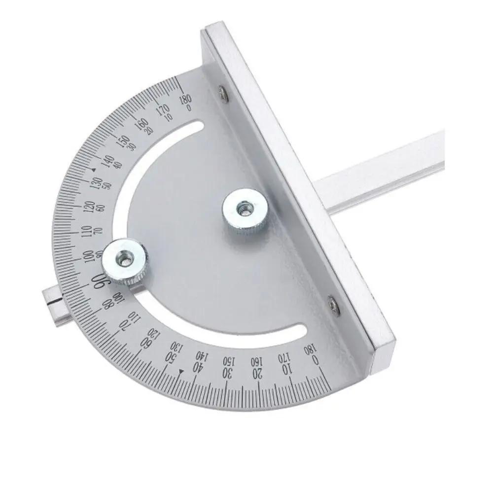Professional Professional Table Saw Angle Ruler Table Saw Circular Router DIY Miter Gauge Metal T Slot Angle Gauge Woodworking