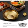 Milisten Stainless Steel Dry Pot, Japanese Shabu Pot Salad Serving Pot, Korean Soup Pots Mixing Skillet Pan, Stir Fry Pan Stockpot Cookware for