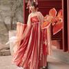 Originale Cinese Stile Dinastia Tang Gonna Hezi Set Hanfu - Abito Tradizionale Ricamato Monopezzo da Donna