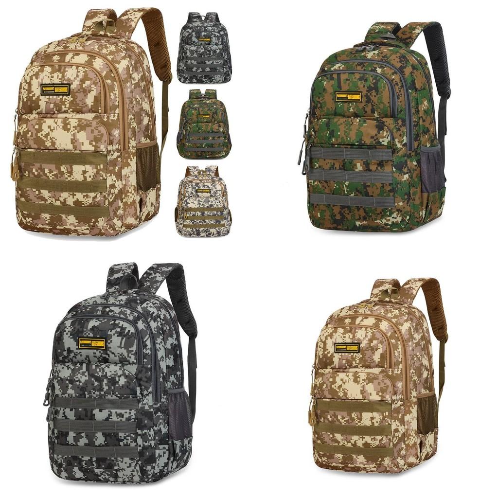 Oxford Fabric Camouflage Backpack For Teens With Breathable Design And Large Capacity