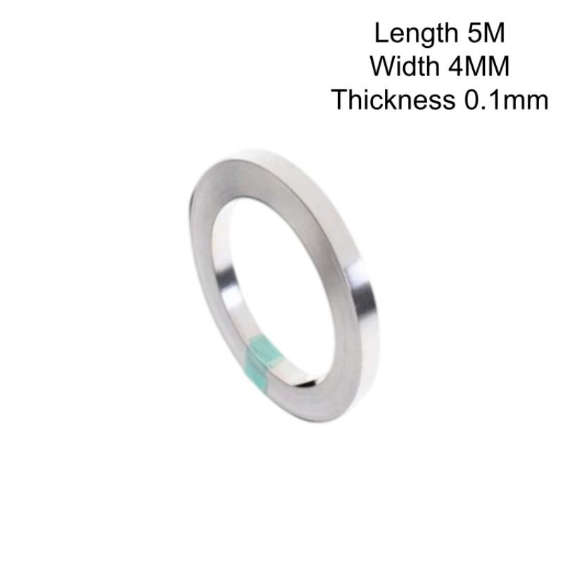 Nickel Plated Strip for 18650 21700 Battery 5m Roll 4/6/8/10mm Width for DIY Battery Pack Welding Projects