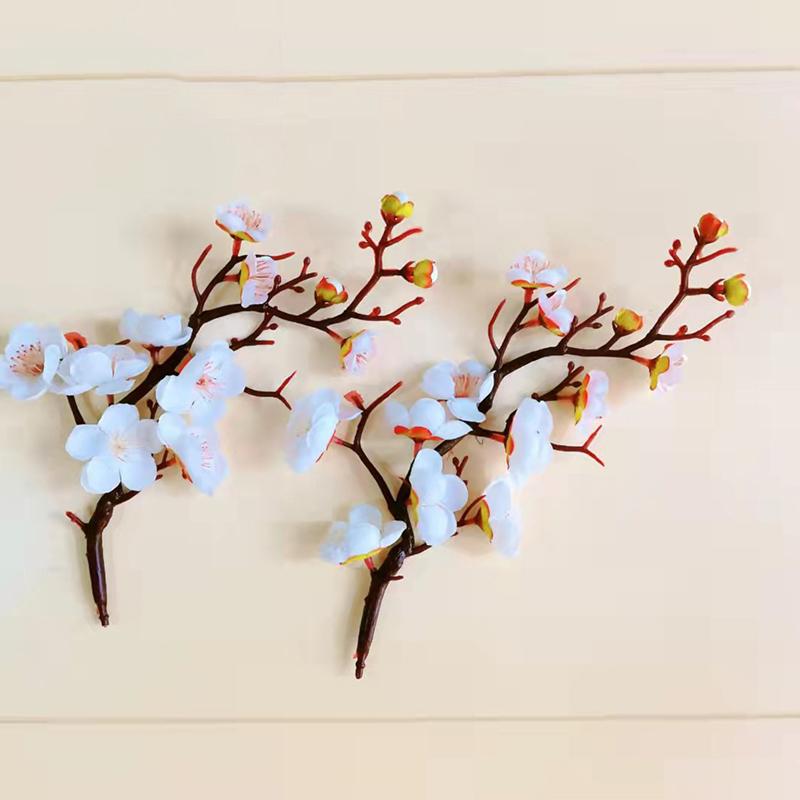 Artificial Flowers Plum Blossom Branch Simulation Plum Blossom Flower Bouquet Silk Flower Wedding Party Table Home Decoration