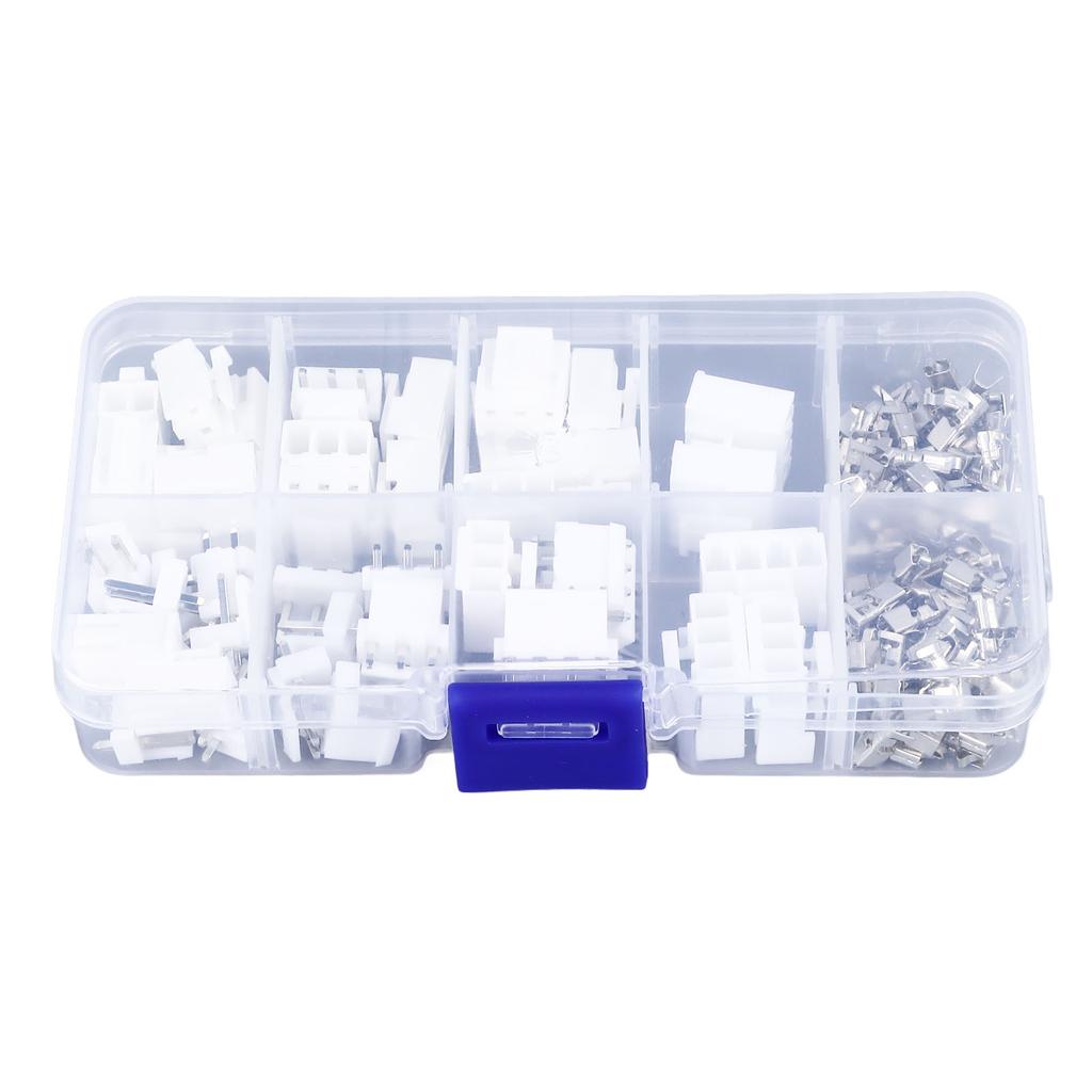 Kit conectori VH3.96 120 BUC 2P‑4P Carcasă 3.96MM Ștecher Pin Drept Soclu Bloc Terminal cu Șurub Conne