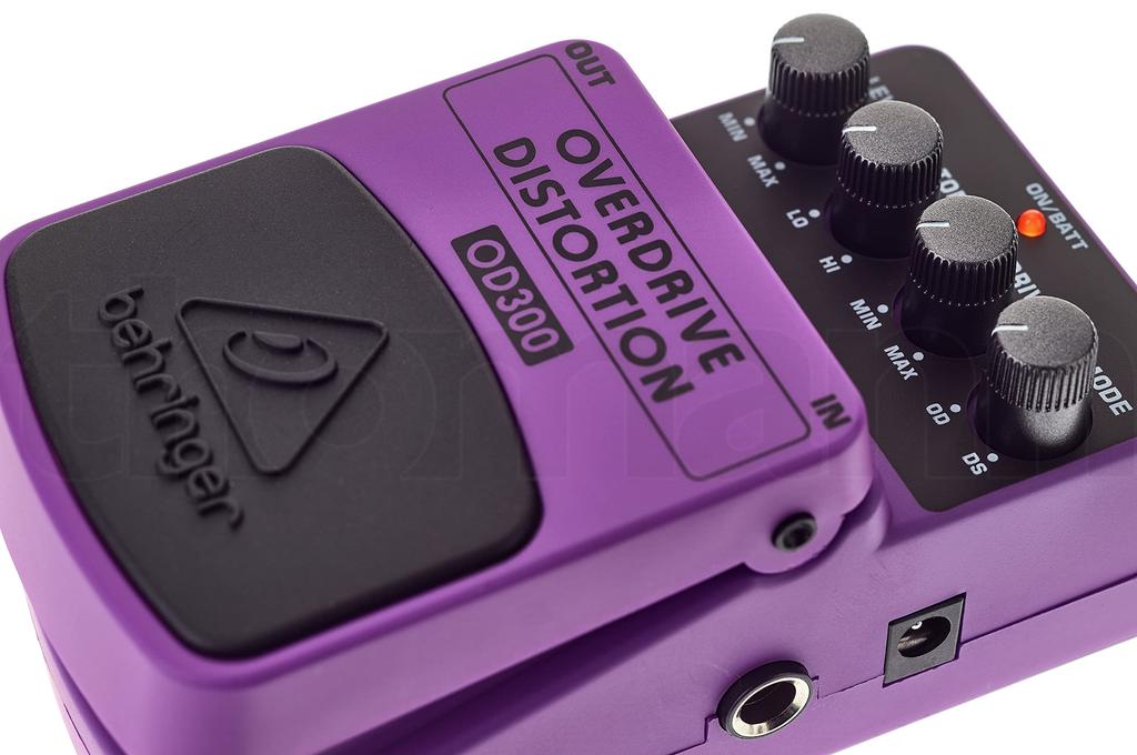 BEHRINGER OVERDRIVE/DISTORTION OD300 Distortion Effects Pedal