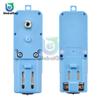 DC 3V-6V 1:90 Metal Dişli Motor Tamamı Metal/Yarı Metal Tek Eksenli Dişli Motor Robot Akıllı Araç Hız Düşürücü TT Motor Mavi