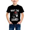 Clothes Funny Terror Pumpkin Graphic T Shirt Boys Girls Halloween Short Sleeve Tops Tees 3-14Y Halloween Gift Party T-Shirtt