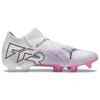 New PUMA Future 7 Ultimate FG/AG Soccer Cleats 'White Pink Black' 107599-01