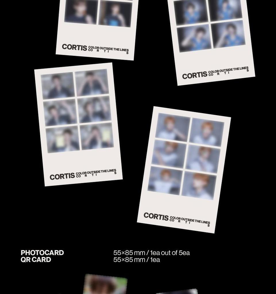 (Weverse Albums ver.) CORTIS [FARGE UTENFOR LINJENE] 1. EP-album