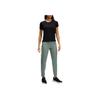 Under Armour OutRunStorm Comfortable Fashionable Simple Versatile Solid Color Sports Long Pants Women bottoms Silicone-Green 1377042-348