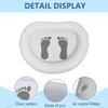 Strong Inflatable Foot Wash Basin Manual Air Pumps Included Sand Grass Cleaner for Camping Outings Pool Care Use