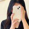 Cream Love 3d Heart Cover For Iphone 14 Pro Max Plus 11 13 12 Promax Silicone Soft Cute Shockproof Phone Case Funda Capa