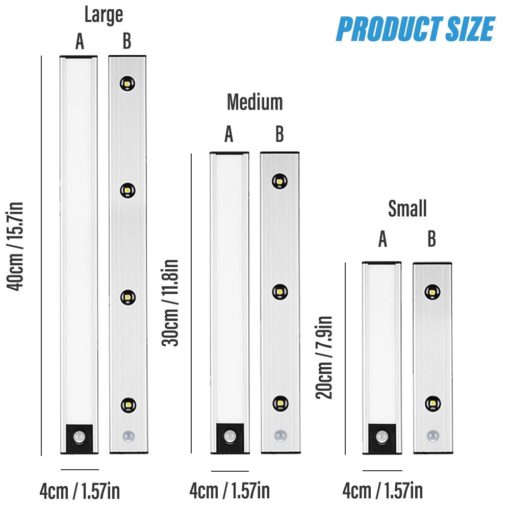 High Brightness Induction Night Light, Closet Lighting, Open the Door Automatically Light, Intelligent Induction, Magnet Adsorpt
