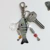 Bionic Design Artificial Fish Pendant Phone Lanyard Fish Bait Lanyard  Backpack
