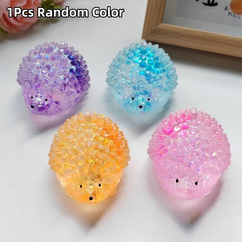 1Pcs Creative Maltose Animal Hedgehog Decompression Toy Kneading Slow Rebound Gold Powder Stress Relief Toy For Relaxation