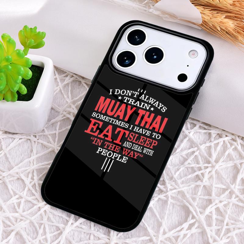 

Muay Thai Martial Shockproof Phone Case for iPhone 17 Air 16e 15 11 12 14 13 Pro Max Cover Coque iPhone 14