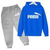 Kinder Herbst Winter Kleidung Hoodie Buchstaben Marke Pullover Jungen Mädchen 3-12 Jahre Sweatshirt+Hose Charmantes Freizeit Party Sport Set