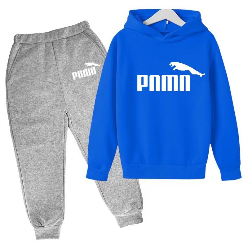 Kinder Herbst Winter Kleidung Hoodie Buchstaben Marke Pullover Jungen Mädchen 3-12 Jahre Sweatshirt+Hose Charmantes Freizeit Party Sport Set