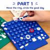Perpetual Calendar Date Record Handmade DIY Ring Ornaments Cute Desk Calendar Week Month for Office Supplies Home Kitchen Decor