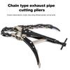 Rolling Chain Pipe Cutter Chain Lock-Grip Tailpipe Cutter Exhaust Pipe Cutter  Three-Way Catalytic