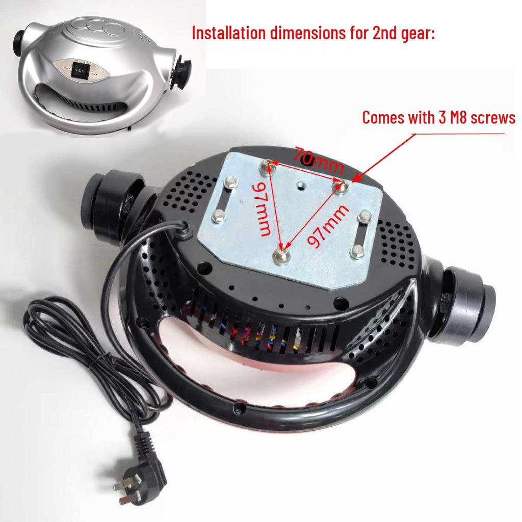 Massage Machine Head Mounting Plate - Fitness Equipment and Furniture Reinforcement Sheet Metal