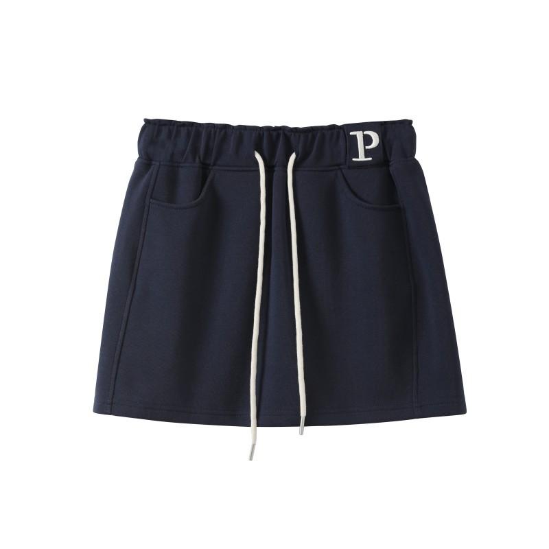 Spice Girl Sports Short Skirt Women's Summer High Waist Loose Skirt Casual Wide Leg Pants Bathroom Skirt Hip Wrap Skirt