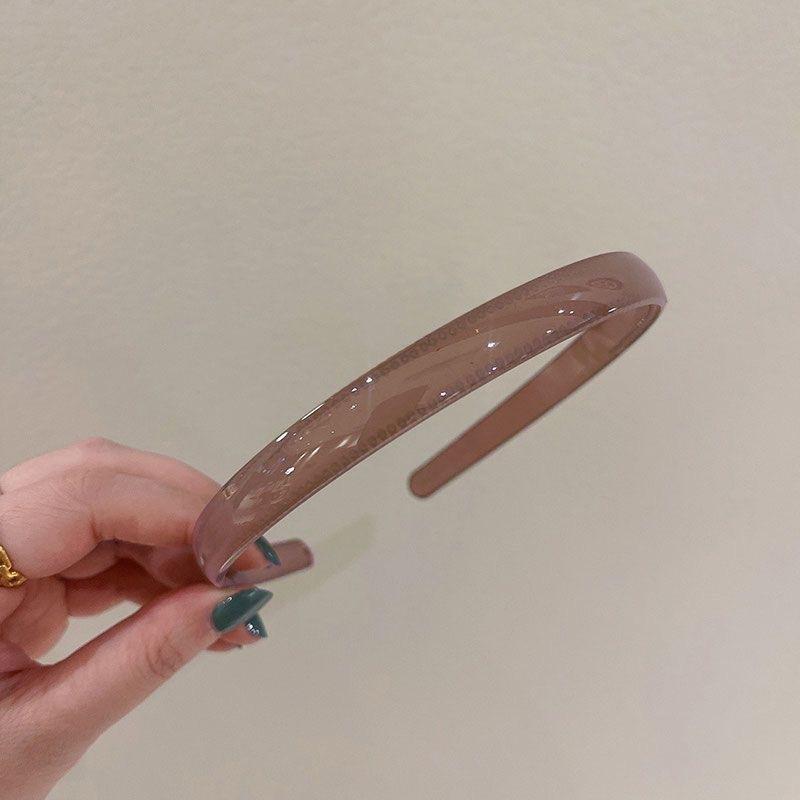 Plast Genomskinlig Hår Huvudbåge Band Sport Huvudband Kvinnor Hårband för Flickor Halkfri Tand Huvudbonad Håraccessoarer