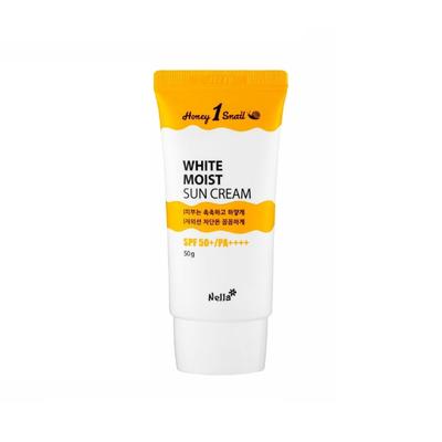 Nella Honey 1 Snail White Moist Sun Cream SPF50+ PA++++ 50g*1Pc/2Pcs/3Pcs/4Pcs
