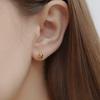 Primaute [SILVER925]Vintage Silver Ball Earring