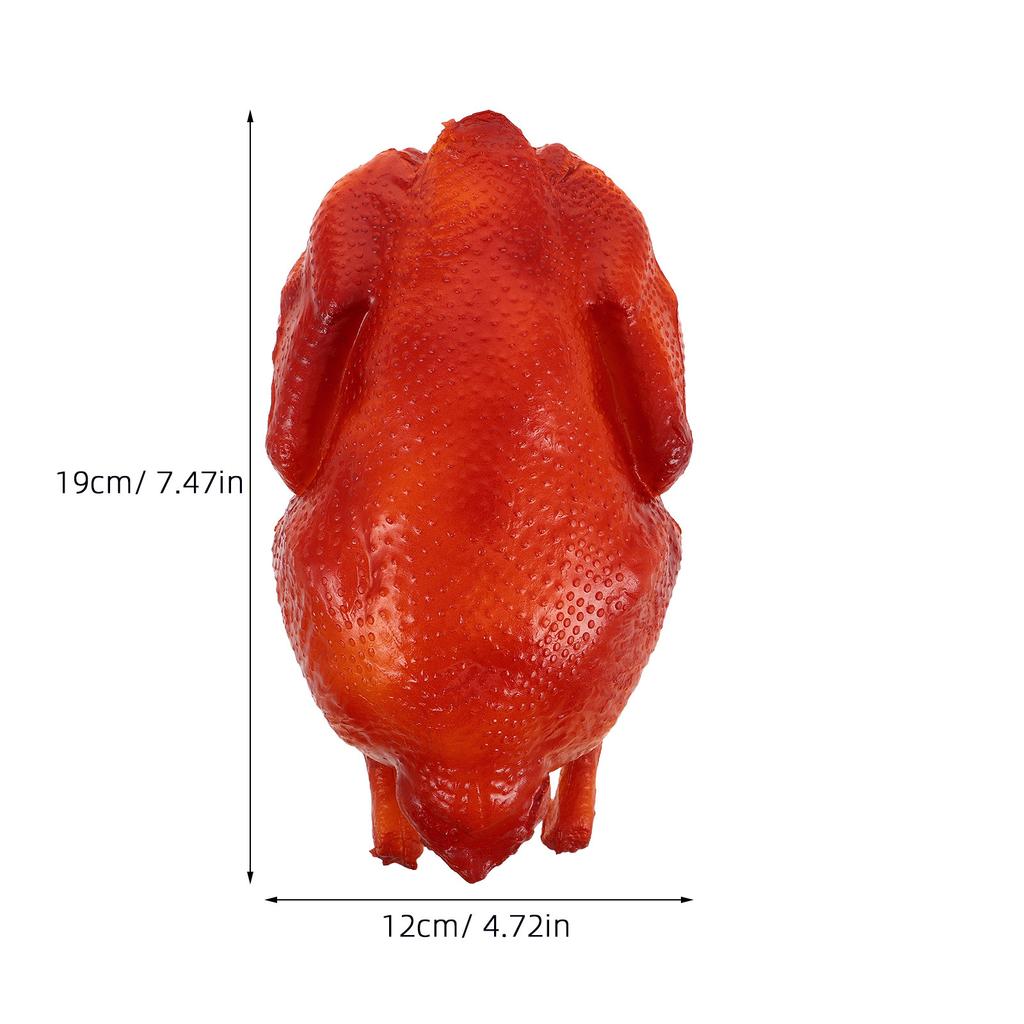 Realistisches Brathähnchen Künstliche Gekochte Pute Requisite Glänzende Geröstete Lebensmittel-Auslage Thanksgiving Küchen-Dekoration Falsches Gebratenes