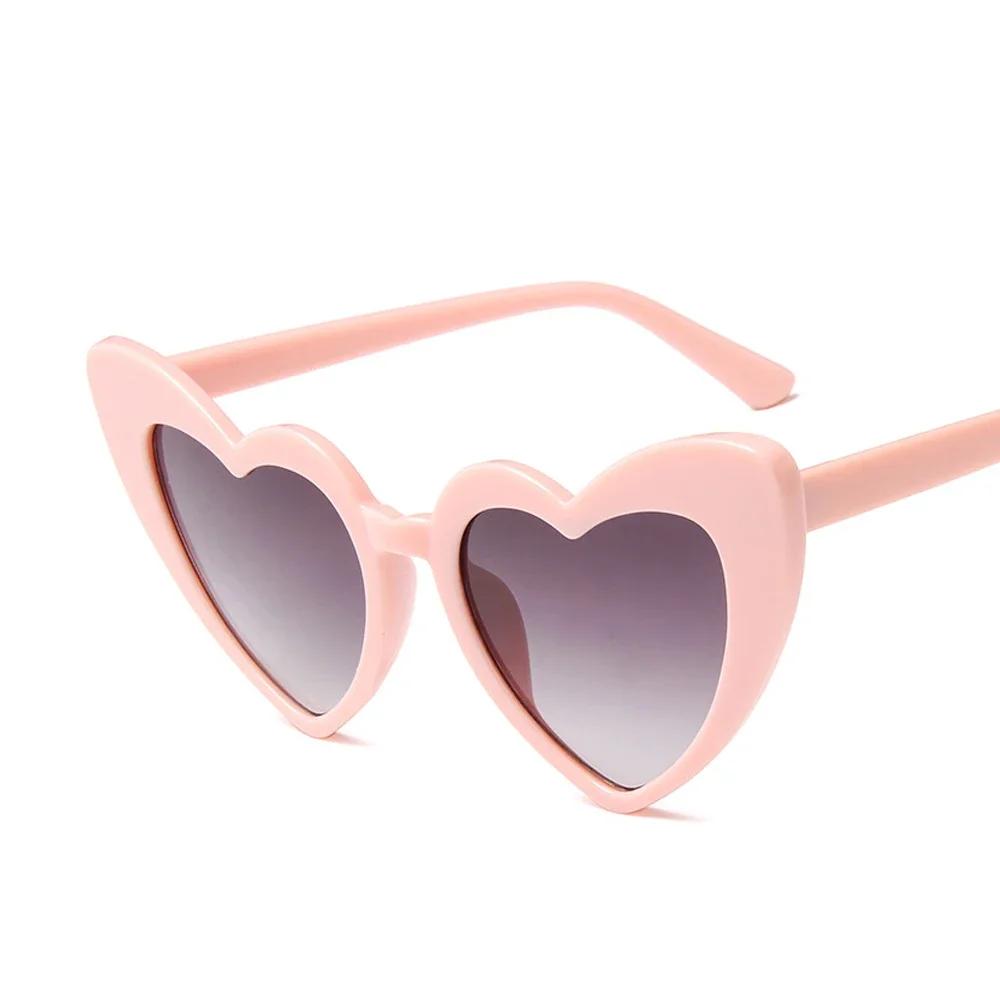 1Pc Retro Love Heart Shaped Sunglasses For Women Fashion Love Heart Sunglasses Uv400 Protection Eyewear Goggle