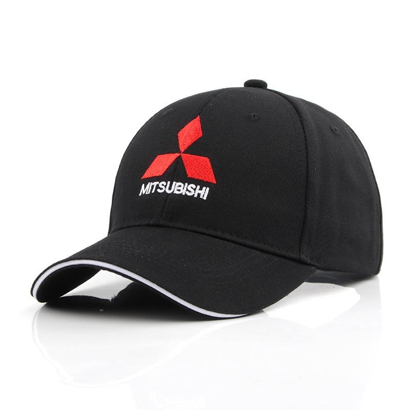 Embroidery Baseball Caps Spring and Autumn Adjustable Casual Hats Sunscreen Hat For Mitsubishi Lancer Asx Outlander Pajero L200