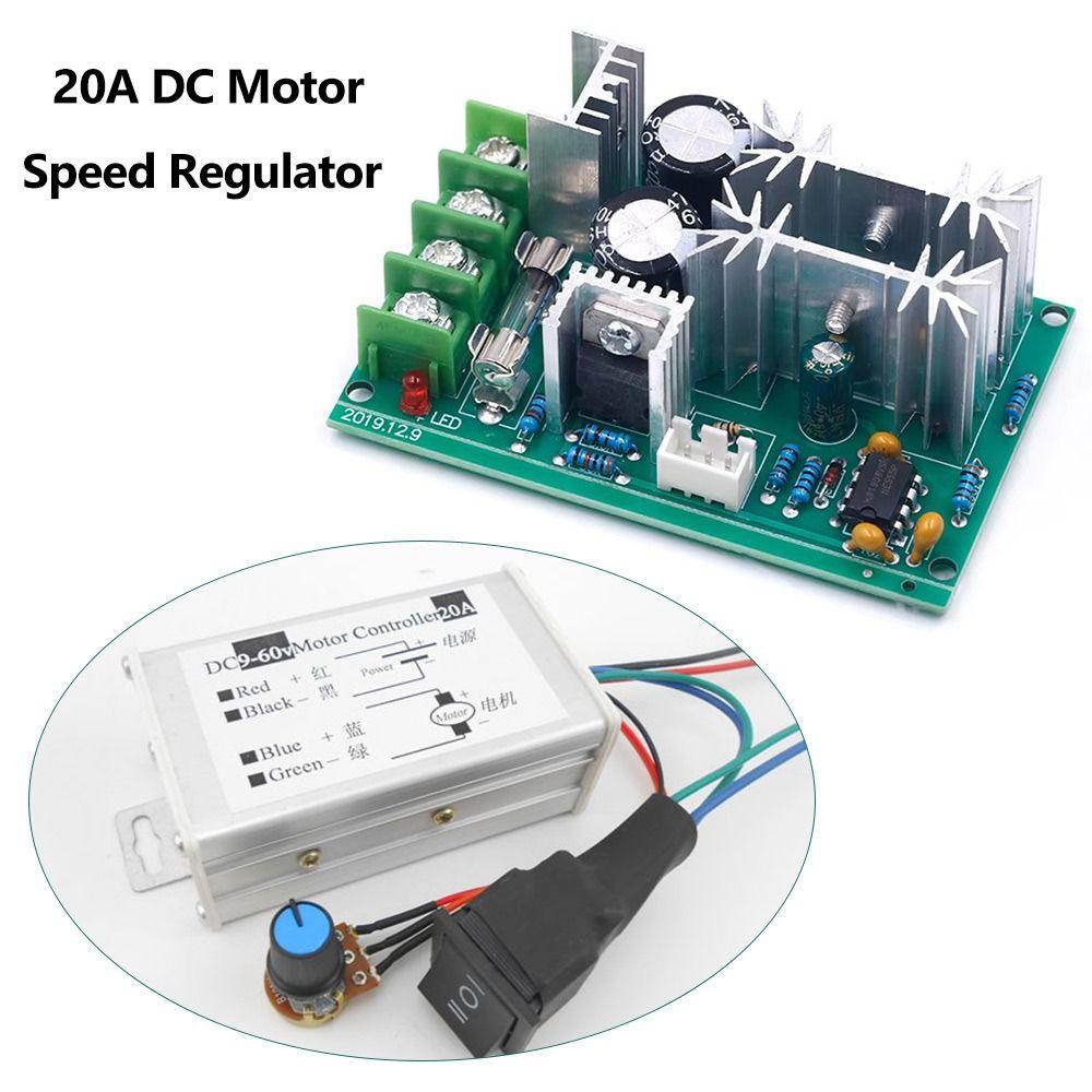 PWM Control DC Motor Speed Regulator 20A Current Regulator DC Motor Applications