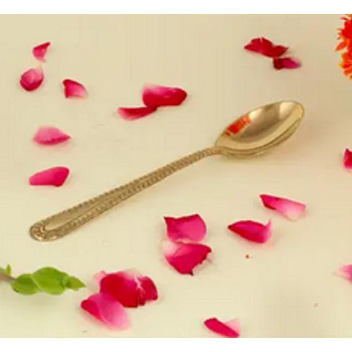 @ Indian Traditional Brass For Serving Spoon Home 28Gm Zr-9091-60%Off