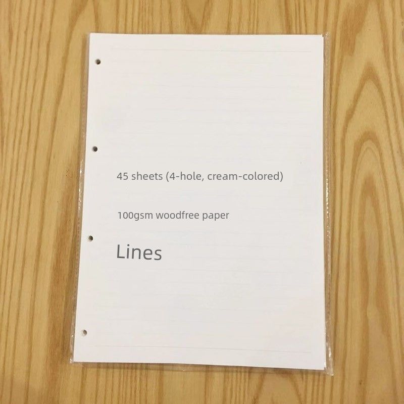 5mm A4 Blank Beige Cornell Grid Paper
